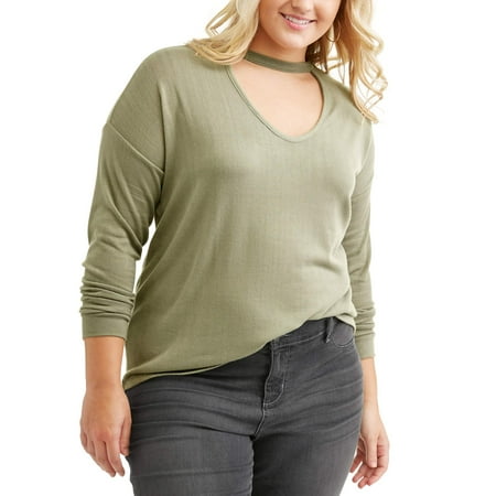Junior Plus Boxy Choker Tee