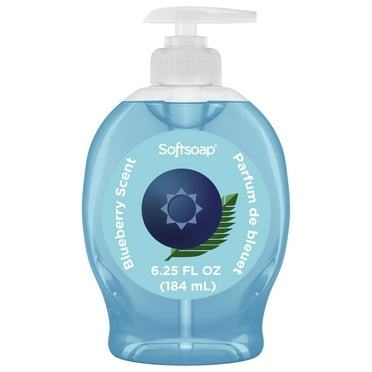 Softsoap Limited Edition Liquid Hand Soap, Seasonal Hand Soap, Paraben Free, pH Balanced, Blueberry Scent, 6.25 fl oz Pump Bottle