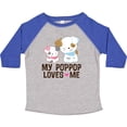 thumbnail image 3 of Inktastic My Pop Pop Loves Me Granddaughter Puppy Girls Toddler T-Shirt, 3 of 5
