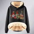 thumbnail image 4 of Wxolcjlv Women's Christmas Print Hoodie Lined Casual Streetwear Hooded Sweatshirts, 4 of 4