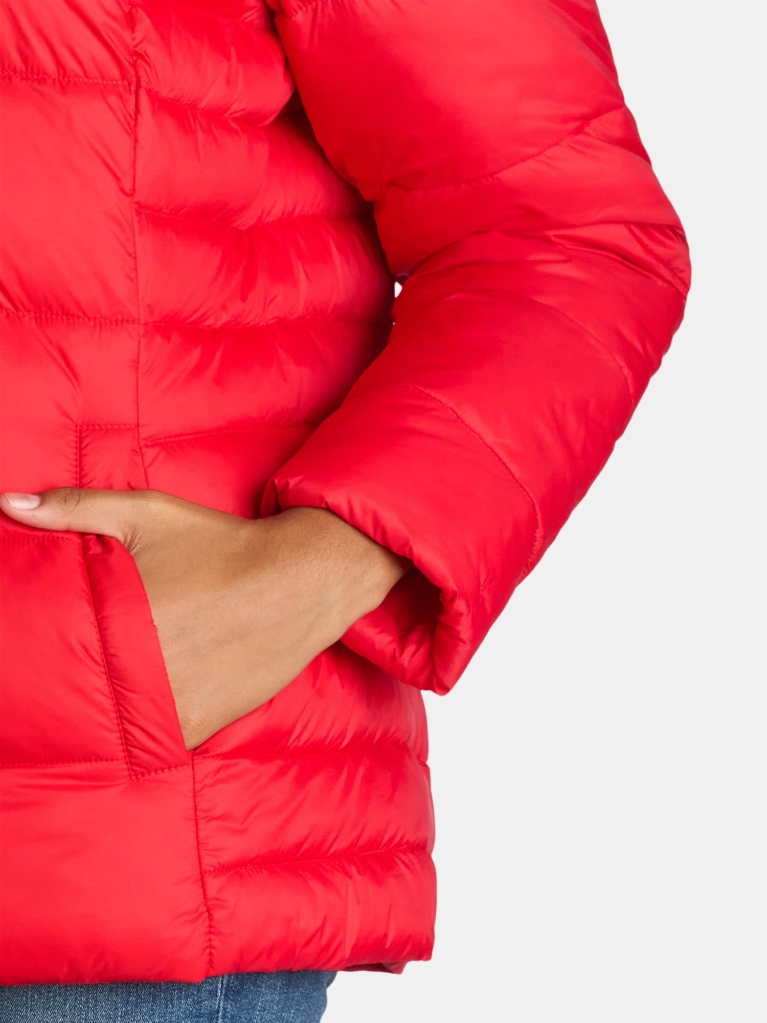 Time and Tru Women's and Women's Plus Core Puffer, Sizes XS-3X