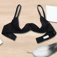 thumbnail image 3 of Lace Underwire Push Up Bra for Deep V Tees Comfort Support lingerie with Gentle Lift and Patterned Design for All-Season Wear, 3 of 3