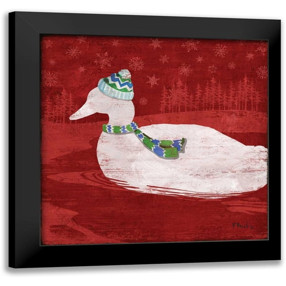 Brent, Paul 12x12 Black Modern Framed Museum Art Print Titled - Woodland Holiday III