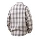 thumbnail image 4 of Mens Casual de Manga Corta Botón Abajo Camisas de Manga Larga a Damas Bolsillo Tee Cuello Turndown, 4 of 7