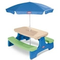 thumbnail image 1 of Table Easy Store avec parasol Little Tikes, 1 of 4