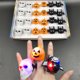 thumbnail image 5 of 12 anillos iluminados de Halloween, recuerdos de fiesta de Halloween, anillo brillante, calabaza + murciélago + esqueleto, 5 of 5