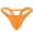 Orange, variant on men's boxer briefs sretch t-back micro thong underwear