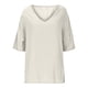 thumbnail image 4 of Vestidos Casuales Para Mujer, Blusas De Mujer De Moda Blusa de verano para mujer, con cuello en V, manga corta, holgada, con botones y lino, 4 of 5