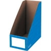 "Fellowes Bankers Box 6"" Magazine File Holder, Blue, 3pk"