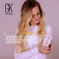 thumbnail image 5 of GK HAIR Global Keratin Moisturizing Shampoo and Conditioner Sets (3.4 Oz/100ml) with Leave In Cashmere Smoothing Styling Cream (1.69 Fl Oz/50ml) for Color Treated Dry Damaged Frizzy Hair, 5 of 10