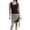 Beige, variant on Breezora Women Lace Wrap Skirt with Tie Waist Scarf Belt Asymmetrical Layered Hem Flowy Boho Beach Style