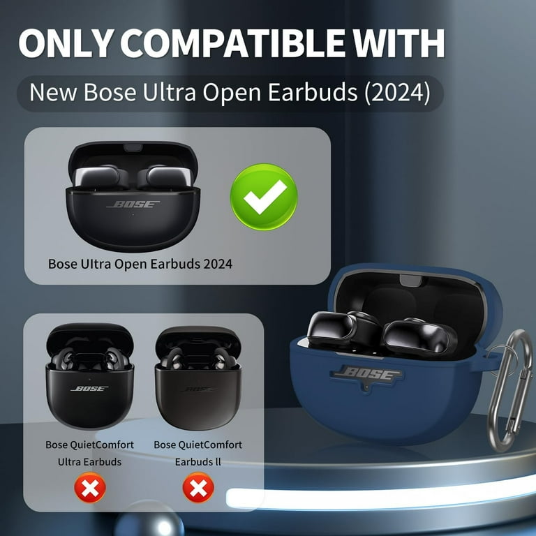 for Bose Ultra Open Earbuds Case Cover, Soft Silicone Case for
