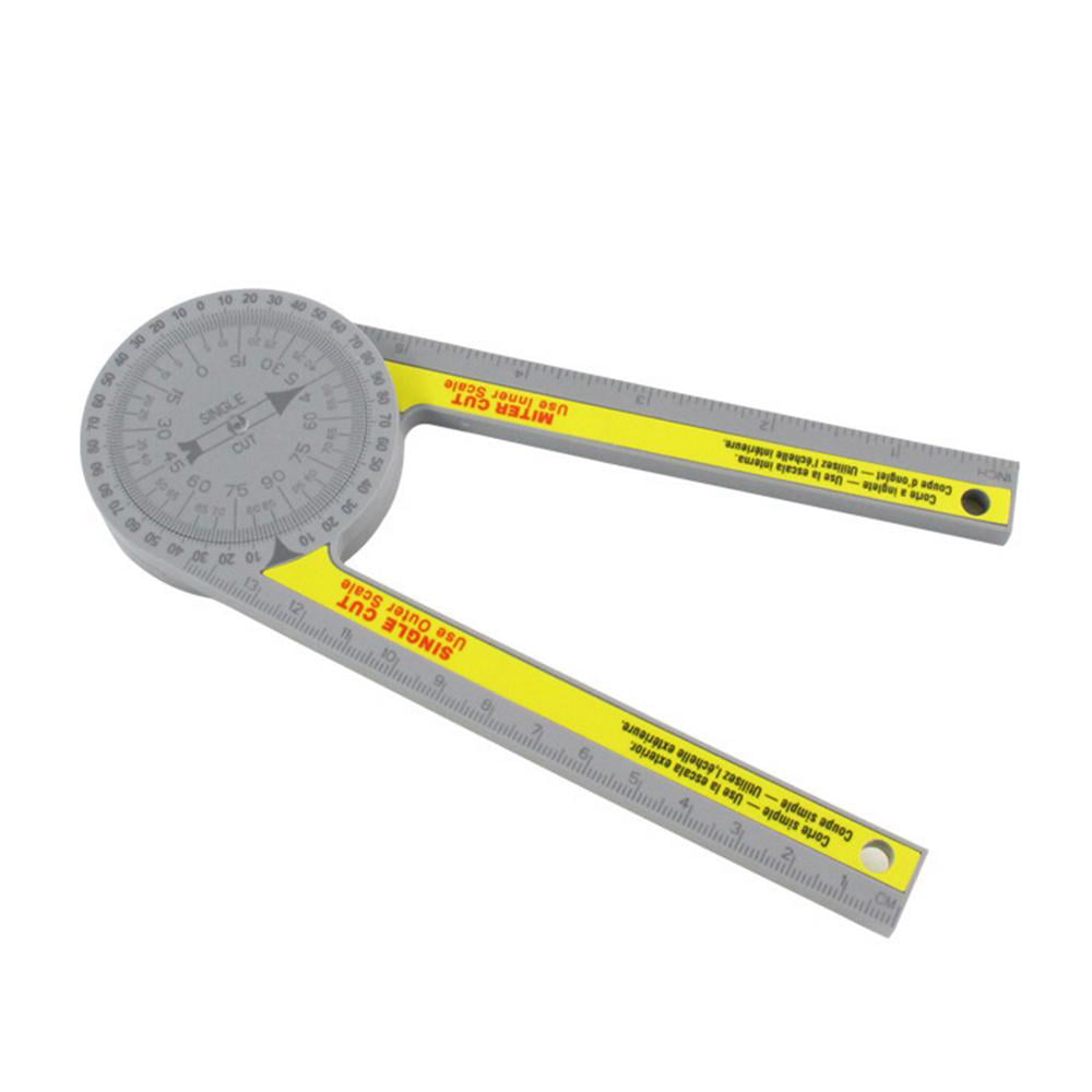Professional Protractor for Woodworking Work Measurements Multifunctional Protractor Engineering Plastic Strong And Durable Woodworking Tools Angle Finder 
