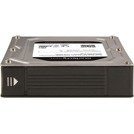 Startech Com Dual Bay 2 5 To 3 5 Sata Hard Drive Adapter Enclosure With Raid Walmart Com Walmart Com