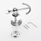 thumbnail image 5 of Crystal Towel Hook Chrome, Bath Robe Hook, Silver Bathroom Wall Hooks Double For Coats Wall Mounted Modern Style, 5 of 5