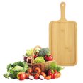 thumbnail image 4 of EGYMEN Wooden Cutting Board, Versatile Bamboo Serving Tray with Handle, Natural Wood Chopping Board for Kitchen, Multi-Purpose Food Preparation Board, 4 of 6