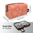 thumbnail image 3 of Uemuo Beautiful Corals Pattern Portable Toiletry Bags with Handle, Waterproof travel Make up Bags for Women, Large Capacity Travel Cosmetic Bags, 3 of 9