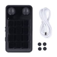 thumbnail image 2 of Teclado De 12 Teclas, Tipo C BT 2.4G Conexión Inalámbrica Batería De 400mAh Teclado Programable Para Estudio De Oficina De Juegos, 2 of 7