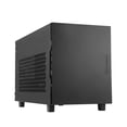 thumbnail image 2 of Black, Aluminum outer shell, steel body, Small form factor chassis with 23.5,32.5"drive bay, support mini-ITX/Mini DTX motherboard , 2USB 3.0 Type A, 1USB3.1 Gen 2 Type C, 112025 PWM Fan, 2 of 5