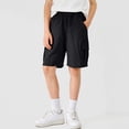 thumbnail image 2 of GXWEA Boys Active Shorts Boys 5T Shorts Boys Shorts Youth Lightweight Pull-On Hiking Shorts For Sports Outdoor, 2 of 7