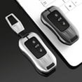 thumbnail image 5 of Zinc Alloy Car Remote Key Case Cover Shell Fob For VW Volkswagen Golf 8 2020 Skoda Octavia A8 2021 SEAT Leon MK4 Car Accessories, 5 of 11