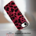 thumbnail image 6 of Case For Apple iPhone 16 Pro Max Glitter Leopard, Fashion Design Animal Skin Print Slim IMD TPU Dual Layer Shockproof Protective Phone Cover for iPhone 16 Pro Max Red Leopard, 6 of 9