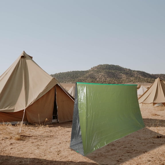 WRITWAA Emergency Survival Blanket and Outdoor Tent, Warming Camping Hiking Gear, 80 x 55 Inches Thermal Cover