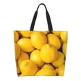 thumbnail image 1 of Disketp Ripe Yellow Lemon Bolsa Tote Estampada para Mujer, Bolso de Hombro y de Mano para Compras y Viajes, 1 of 8