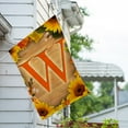 thumbnail image 3 of America Forever Sunflower Monogram House Flag Letter W 28 x 40 inches Double Sided, Summer Spring Floral Flower Sunflowers Seasonal Outdoor Decor, Holiday Outside Yard Decorations, 3 of 5