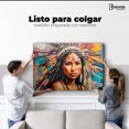 thumbnail image 3 of Cuadro Decorativo Canvas Nativo Colorido 90x60 Canvas Revolution, 3 of 4