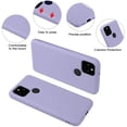 thumbnail image 4 of HAHDAXIA for Pixel 4a 5G Case 6.2 inch (2020), Liquid Silicone Slim with Camera and Screen Protection Microfiber Lining (with Strap Rope x 1), Silicone Case for Google Pixel 4a 5G Case (Clove, 4 of 7