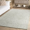 thumbnail image 2 of SAFAVIEH Glamour Ida Abstract Area Rug, Sage/Ivory, 6' x 6' Square, 2 of 11