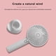 thumbnail image 5 of 1 Pcs Mini Portable Fan, Handheld Fan With 3 Speeds Small Hand Fan USB Rechargeable, For Women Kids Travel Indoor Outdoor, 5 of 8