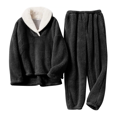 thumbnail image 5 of Uqiangy Plus Size Pjs for Women 3x 2 Piece Sets for Women Long Sleeve Pajamas Travel Outfits for Women Two Piece Fall Set Long Sleeve Pajamas for Women Black M, 5 of 5