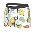 thumbnail image 2 of Disketp Orange Green Avocado Men'S Boxer Briefs,Soft And Breathable Cotton Underwear With Comfortflex Waistband, 2 of 9