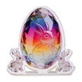 thumbnail image 1 of CaiYueKe Acrylic Easter Bunny Figurine Decorations Spring Bunny Rabbit with Egg Ornament for Basket Stuffers Kids Gifts Home Desk Shelf Decor, 1 of 6
