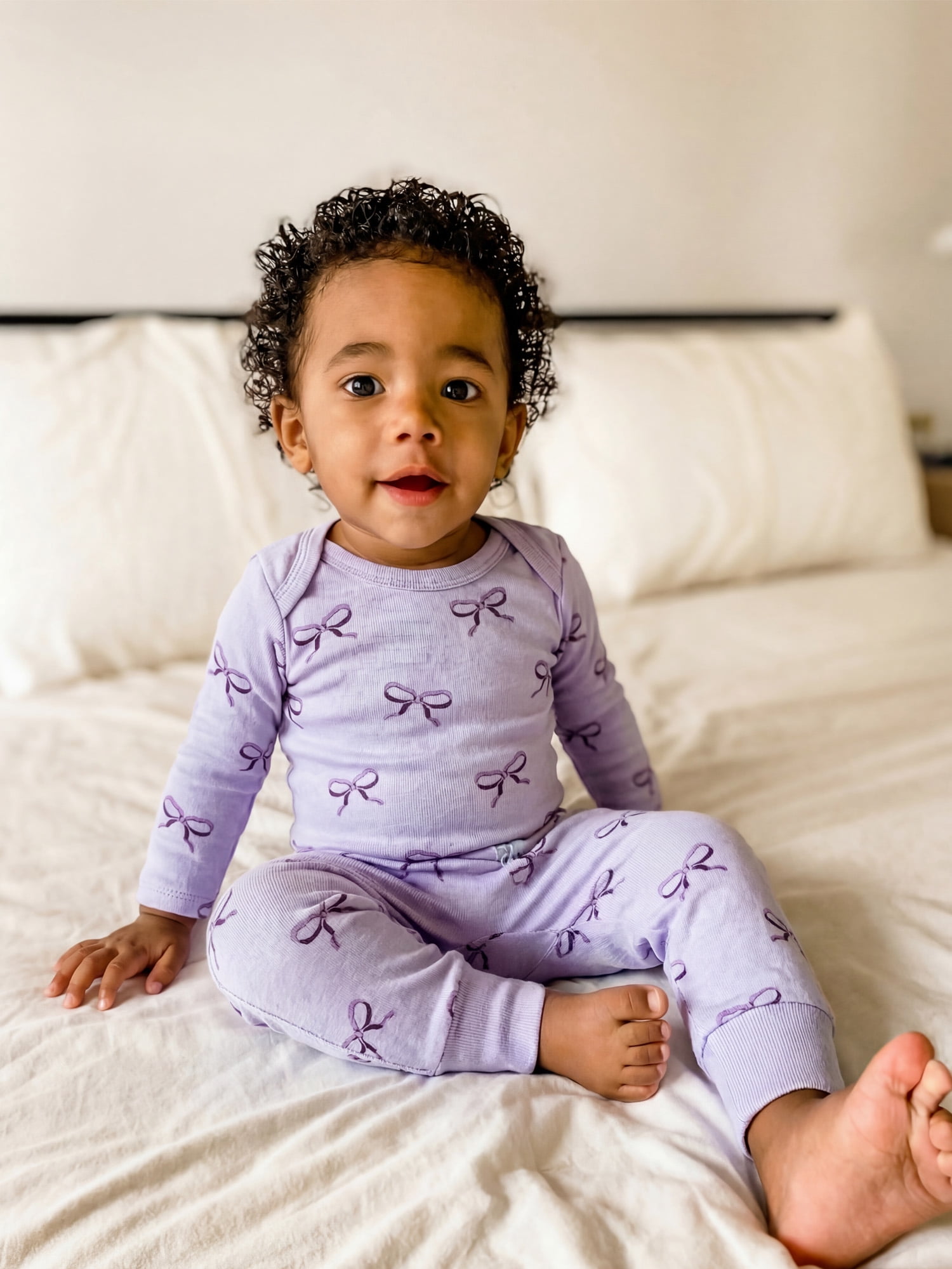 Monica + Andy Organic Cotton Gender Neutral First Moves Bodysuit + Groove Pant Set, Sizes Newborn -24 Months