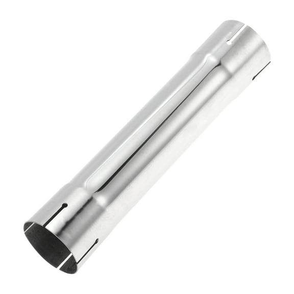 Unique Bargains 2" OD 10"Long Straight Exhaust Pipe Tube DIY Custom Car Modified Tubing Piping