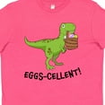 thumbnail image 4 of Inktastic Eggs-cellent Cute Easter T-Rex Dinosaur Youth T-Shirt, 4 of 5