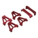 thumbnail image 4 of Reemplazo de torres de choque traseras de aleación RC para Yk4102 Yk4082 1/10 RC coche modelo escalada coche de Rojo Macarena Soportes de torres de choque RC, 4 of 8
