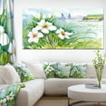 thumbnail image 1 of Fleurs Épanouies sur Rivière d'Été - Toile d'Art Paysager, 1 of 3