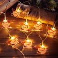 thumbnail image 5 of EWASWON Christmas Christmas Snowman LED String Lights, 3m 20 LED Battery Operated, Multicolor Holiday Decor for Xmas Tree Home Party Indoor Outdoor, 5 of 6