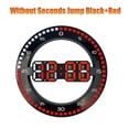 thumbnail image 3 of Living Room Wall Clock 3D LED Portable Wall Clock Electronic Clock Portable Screen With Jumping Seconds,Black & Red, 3 of 5