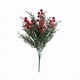 thumbnail image 1 of Rama artificial de bayas navideñas, adorno decorativo de follaje navideño, alambre flexible para organizar el árbol de Navidad en casa, adorno colgante, centro de mesa navideño para interiores., 1 of 2