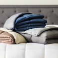 thumbnail image 4 of LINENSPA All-Season White Down Alternative Quilted Comforter, King, Hypoallergenic Plush Microfiber Fill, Machine Washable, 300 gsm Fill Weight, 4 of 8