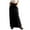 Black, variant on Womens Skirts Vintage Denim Maxi Skirt Hem High Waist A Line Long Jean Skirt Summer Clothes for Women Blue S