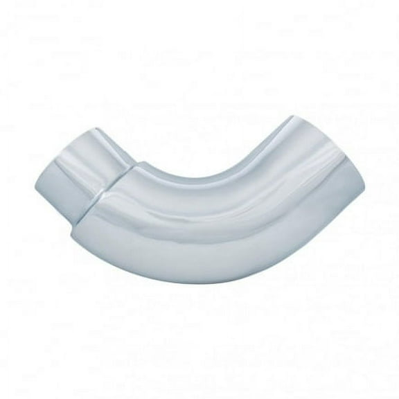 United Pacific E390-65-1313 Exhaust Elbow Expanded, Chrome, 90 Degree, Reduce 6" O.D. To 5" O.D. 13" X 13"