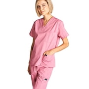 Dagacci Medical Uniform Unisex Scrubs Set Scrub Top and Pants