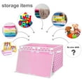 thumbnail image 5 of homyfort Toy Box for Girls, Kids - Large Toy Chest Organizers and Storage Boxes with Flip-Top Lid & Divider, Collapsible Container Bins for Playroom, Nursery, Closet, Living Room, 24.5"x13"x16", Pink, 5 of 8