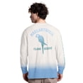 thumbnail image 2 of Men's Margaritaville White/Light Blue Green Bay Packers Island Reserve Long Sleeve Slub Henley Shirt, 2 of 5